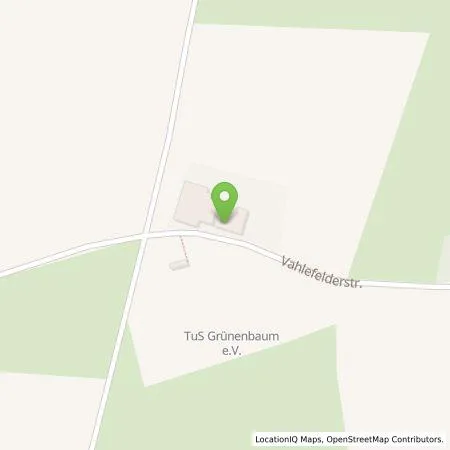 Standortübersicht der Tankstelle TuS Grünenbaum 1895 e.V. in 58553 Halver