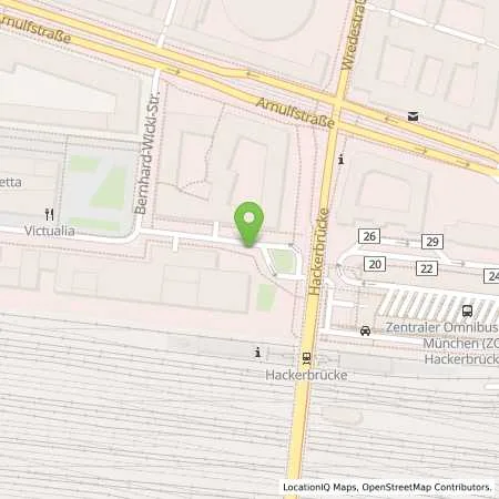 Standortübersicht der Tankstelle SWM Versorgungs GmbH in 80335 München