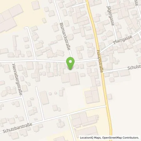 Standortübersicht der Tankstelle Matthias Wirth in 97523 Schwanfeld