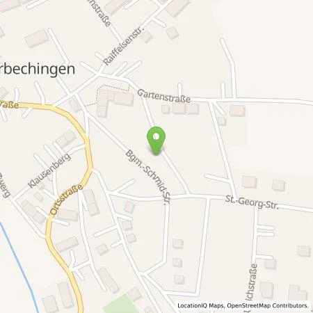 Standortübersicht der Tankstelle Waldverwaltung Willer in 89437 Haunsheim