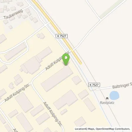 Standortübersicht der Tankstelle Köpf Fahrzeugbau GmbH in 88433 Schemmerberg