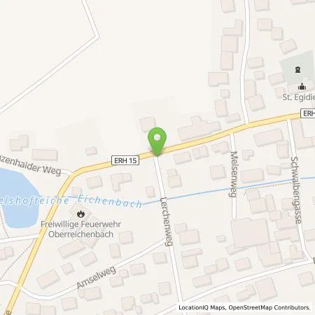 Standortübersicht der Tankstelle Energie-Beratung u -Simulation Adrian Kube in 91097 Oberreichenbach