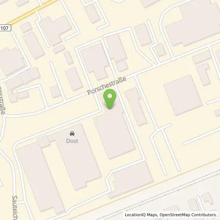 Standortübersicht der Tankstelle Dost Automobile GmbH in 31135 Hildesheim