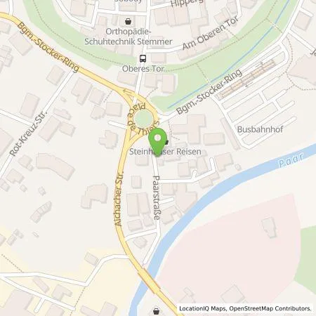 Standortübersicht der Tankstelle Elektro Rinauer in 86529 Schrobenhausen