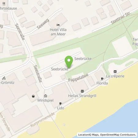 Standortübersicht der Tankstelle Gemeinde Grömitz in 23743 Grömitz