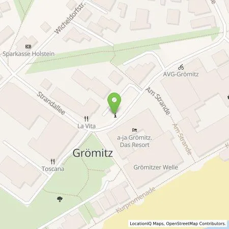 Standortübersicht der Tankstelle Gemeinde Grömitz in 23743 Grömitz