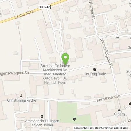 Standortübersicht der Tankstelle DSDL Heimatenergie GmbH in 89407 Dillingen a.d.Donau