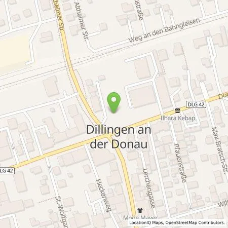 Standortübersicht der Tankstelle DSDL Heimatenergie GmbH in 89407 Dillingen a.d.Donau
