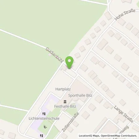 Standortübersicht der Tankstelle Energie- und Wasserversorgung Bitz GmbH in 72475 Bitz