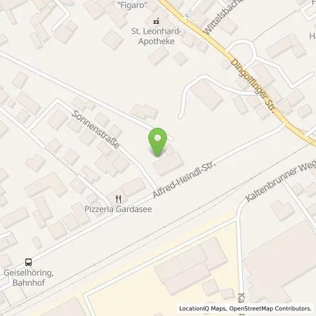 Standortübersicht der Tankstelle Autohaus Karl Jungmayer GmbH in 94333 Geiselhöring