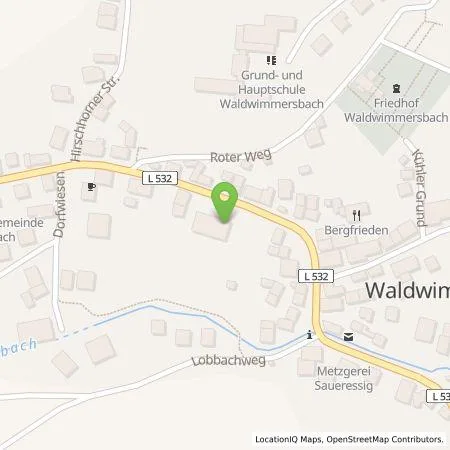 Standortübersicht der Tankstelle Gemeinde Lobbach in 74931 Lobbach