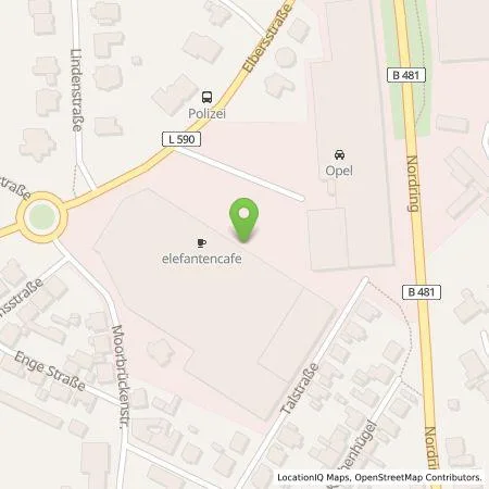 Standortübersicht der Tankstelle Elmer - die Autowelt GmbH in 48282 Emsdetten