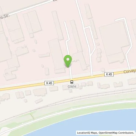 Standortübersicht der Tankstelle Gas- und Wasserversorgung Höxter GmbH in 37671 Höxter