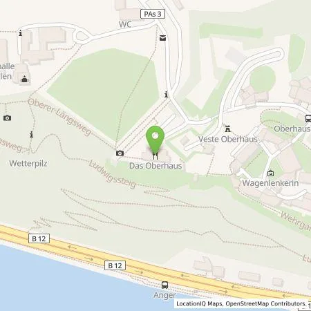 Standortübersicht der Tankstelle Feichtinger Gastronomie GmbH in 94034 Passau