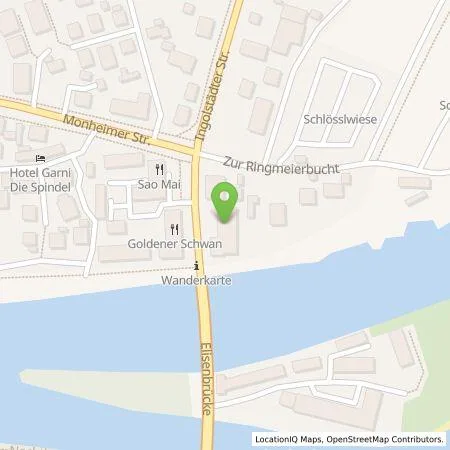 Standortübersicht der Tankstelle Hotel am Fluss in 86633 Neuburg an der Donau