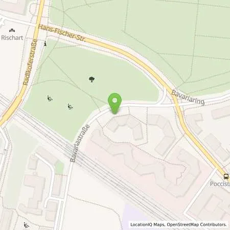 Standortübersicht der Tankstelle SWM Versorgungs GmbH in 80336 München