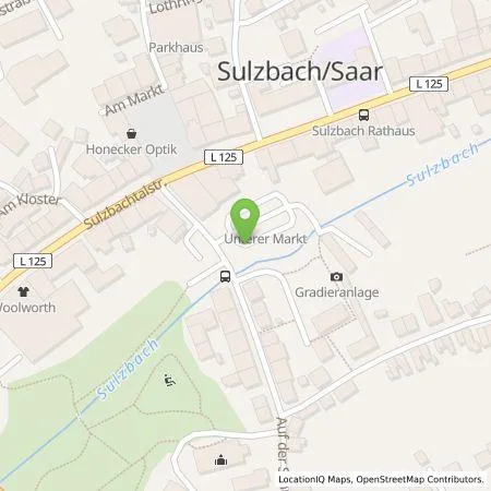 Standortübersicht der Tankstelle Stadtwerke Sulzbach Saar GmbH in 66280 Sulzbach