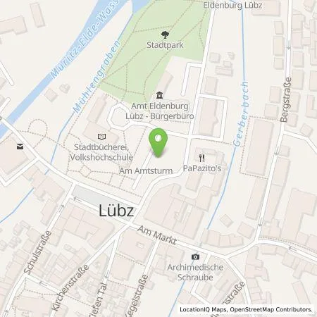 Standortübersicht der Tankstelle WEMAG AG in 19386 Lübz