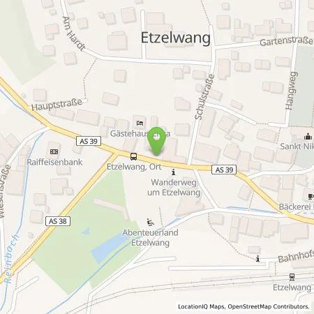 Standortübersicht der Tankstelle N-ERGIE Aktiengesellschaft in 92268 Etzelwang