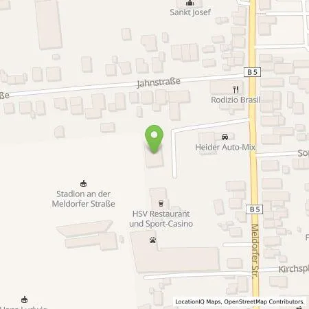 Standortübersicht der Tankstelle Citywatt GmbH in 25746 Heide