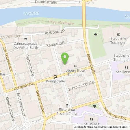 Standortübersicht der Tankstelle LÉGÈRE HOTEL GROUP GmbH & Co. KG in 78532 Tuttlingen