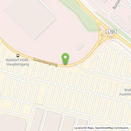 Standortübersicht der Tankstelle Promega GmbH in 69190 Walldorf