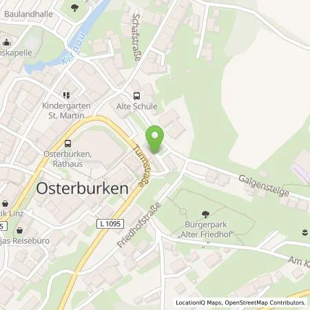 Standortübersicht der Tankstelle Stadt Osterburken in 74706 Osterburken