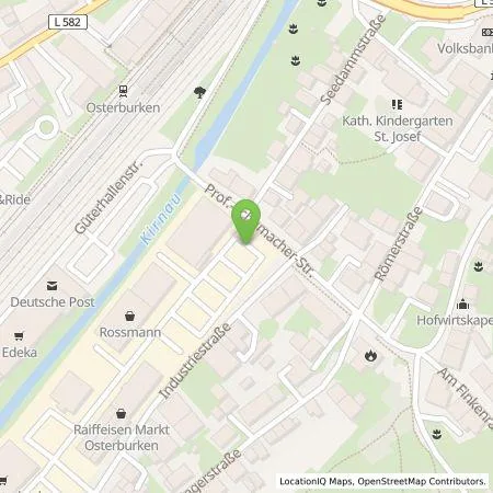 Standortübersicht der Tankstelle Stadt Osterburken in 74706 Osterburken