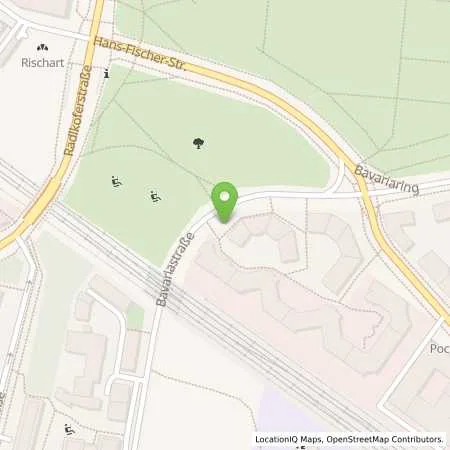 Standortübersicht der Tankstelle SWM Versorgungs GmbH in 80336 München