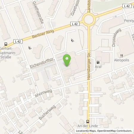 Standortübersicht der Tankstelle Theo Bähr GmbH in 52511 Geilenkirchen