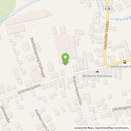 Standortübersicht der Tankstelle Eugen Hufnagel GmbH & Co. KG in 67376 Harthausen