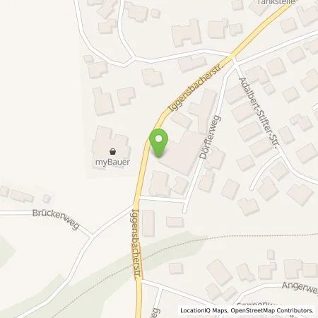 Standortübersicht der Tankstelle Reifen Bernauer GmbH in 94508 Schöllnach