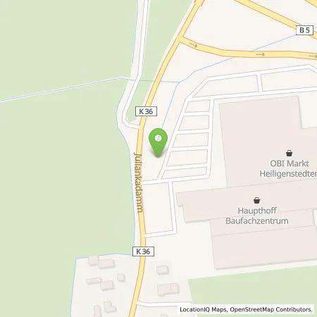 Standortübersicht der Tankstelle Ecolife GmbH in 25524 Heiligenstedten