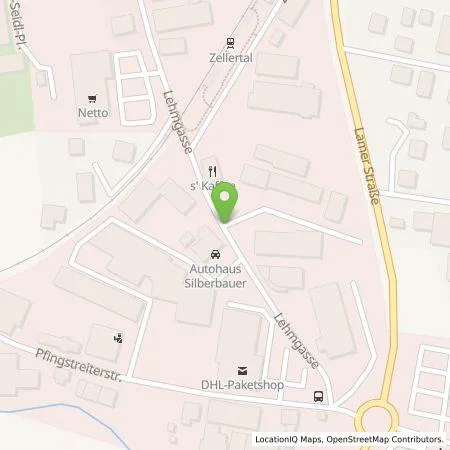 Standortübersicht der Tankstelle Autohaus Silberbauer e.K. in 93444 Bad Kötzting