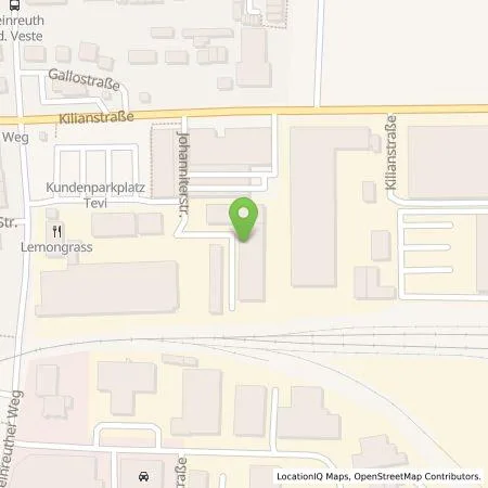 Standortübersicht der Tankstelle Johanniter-Unfall-Hilfe e.V. - RV Mittelfranken in 90425 Nürnberg