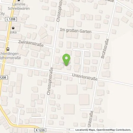 Standortübersicht der Tankstelle chargeIQ GmbH in 70771 Leinfelden-Echterdingen