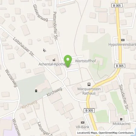 Standortübersicht der Tankstelle Gemeinde Marquartstein in 83250 Marquartstein