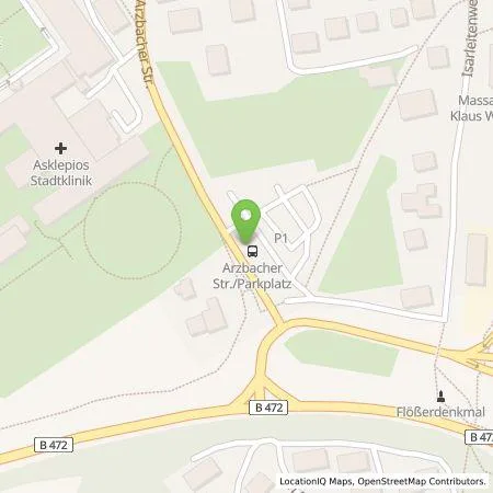 Standortübersicht der Tankstelle Stadtwerke Bad Tölz GmbH in 83646 Bad Tölz