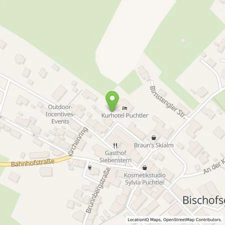 Standortübersicht der Tankstelle Gasthof Deutscher Adler Johann Puchtler e.K. in 95493 Bischofsgrün