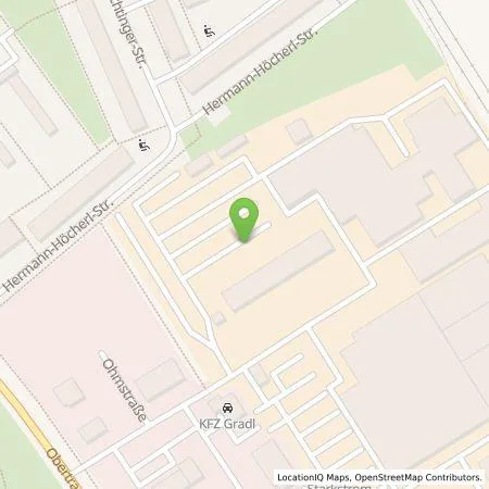 Standortübersicht der Tankstelle Starkstrom-Gerätebau GmbH in 93055 Regensburg