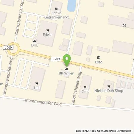 Standortübersicht der Tankstelle Anton Willer Mineralölhandel GmbH & Co. KG in 23769 Fehmarn (Burg)