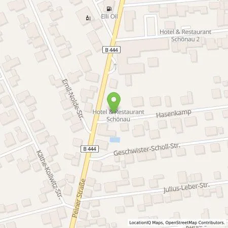 Standortübersicht der Tankstelle Hotel & Restaurant Schönau in 31228 Peine