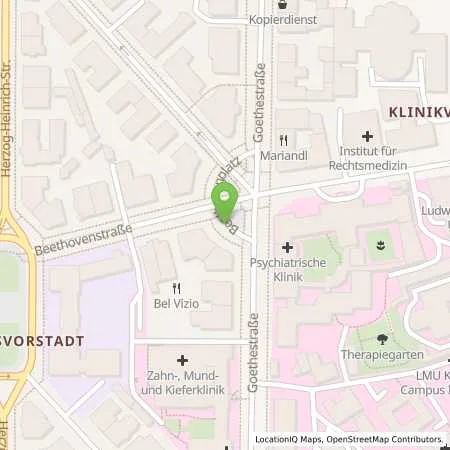 Standortübersicht der Tankstelle SWM Versorgungs GmbH in 80336 München