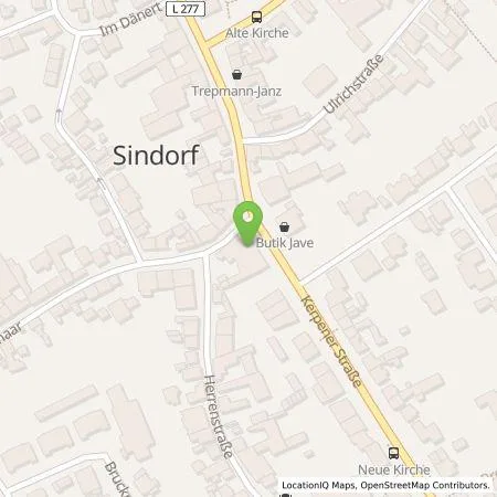 Standortübersicht der Tankstelle Wilkens Anno 1835 e.K. in 50170 Kerpen