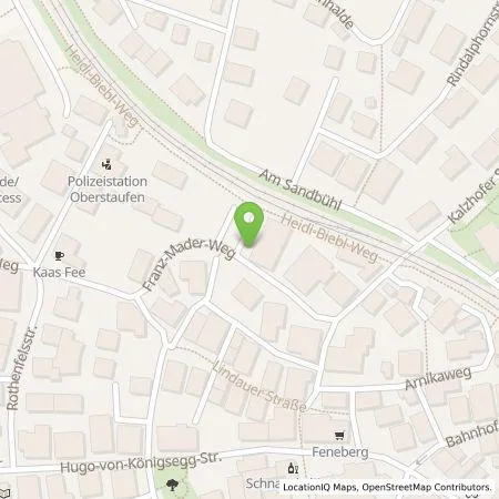 Standortübersicht der Tankstelle Markt Oberstaufen in 87534 Oberstaufen