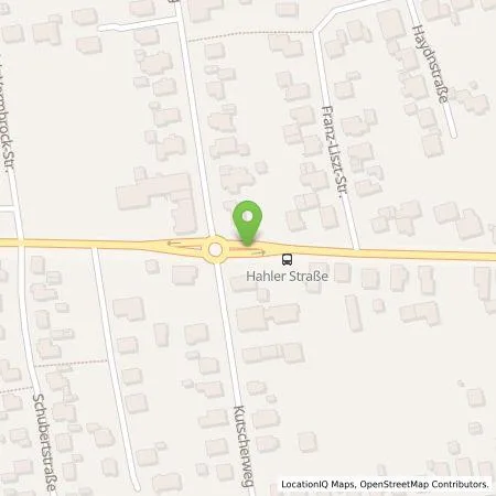 Standortübersicht der Tankstelle Fahrschule Marco Langer in 32312 Lübbecke