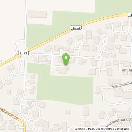 Standortübersicht der Tankstelle EV Ladetechnik GmbH in 86928 Hofstetten