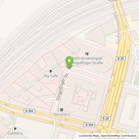 Standortübersicht der Tankstelle EV Ladetechnik GmbH in 81673 München