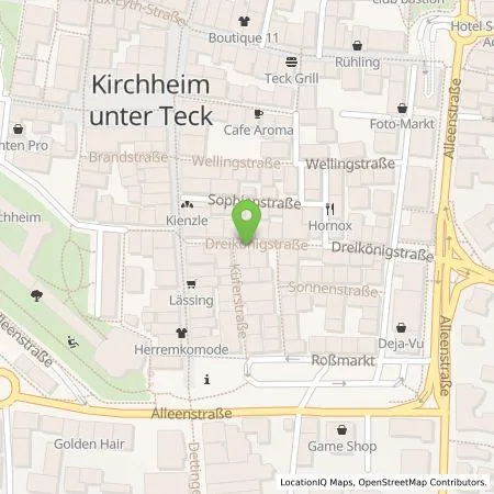 Standortübersicht der Tankstelle Bankwitz Energie GmbH in 73230 Kirchheim unter Teck