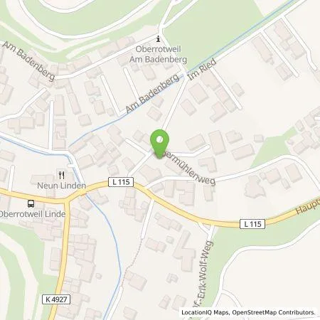 Standortübersicht der Tankstelle Kaiserstuhl-Reisen GmbH in 79235 Vogtsburg